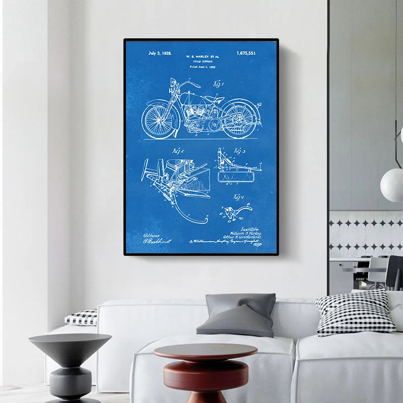 Flugzeug Poster Leinwand