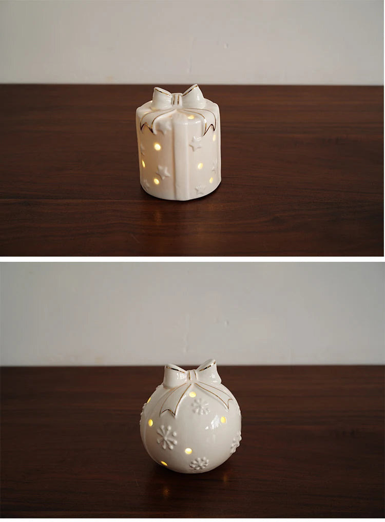 Ausgehöhlte Schreibtischlampe mit Goldrand