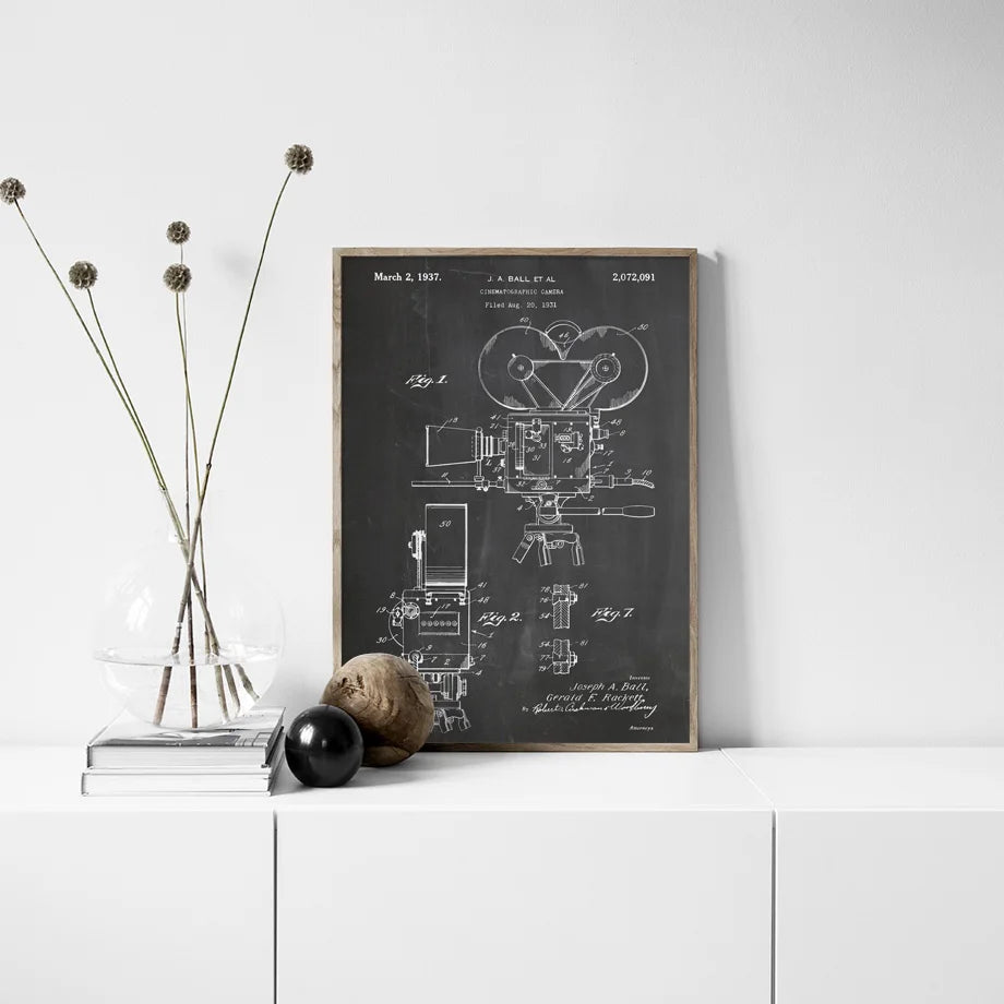 Design Zeichnung Patent Wandkunst Leinwand