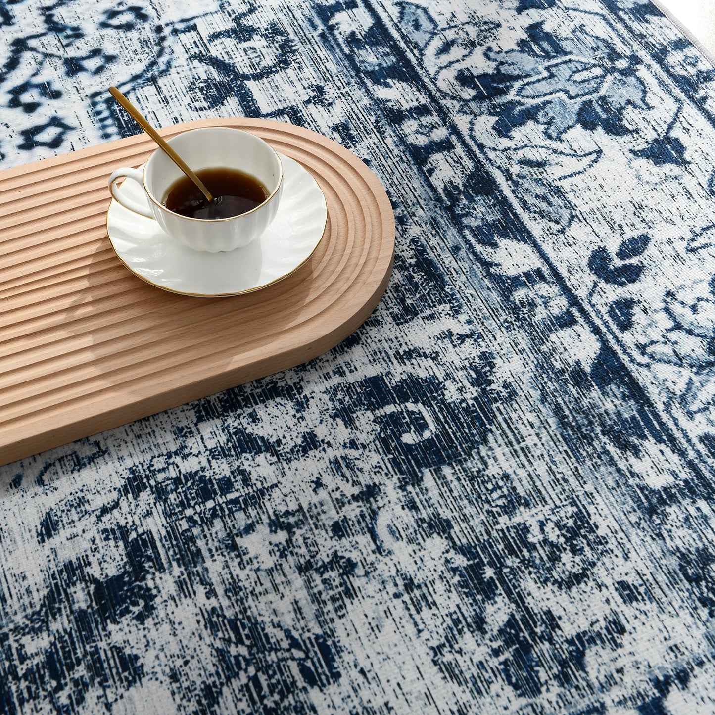 Vintage Bohemian Area Rug for Living Room, Retro Boho Rug Bedroom Indoor Print CarpetLarge Size Rug Kitchen Mat