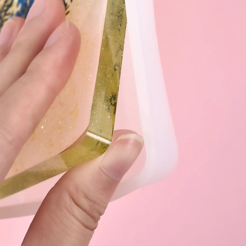 DIY Round Square Rectangle Shape Coaster Base