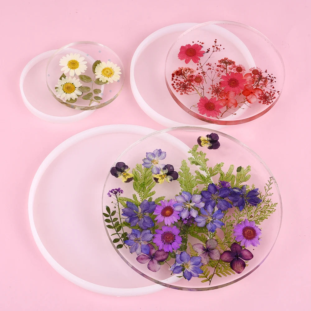 DIY Round Square Rectangle Shape Coaster Base