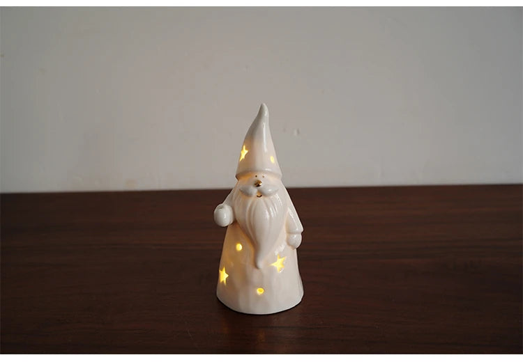 Ausgehöhlte Schreibtischlampe mit Goldrand