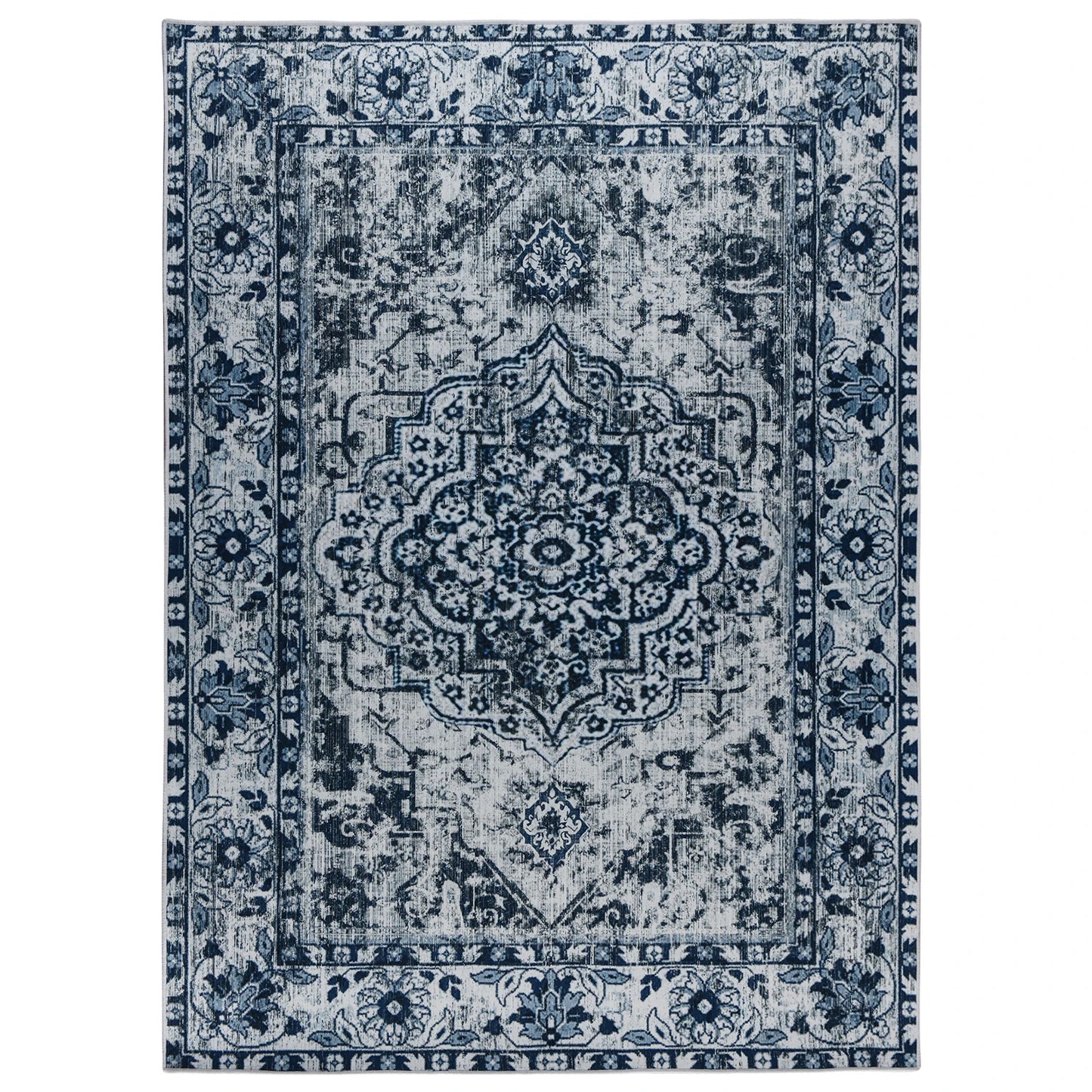 Vintage Bohemian Area Rug for Living Room, Retro Boho Rug Bedroom Indoor Print CarpetLarge Size Rug Kitchen Mat