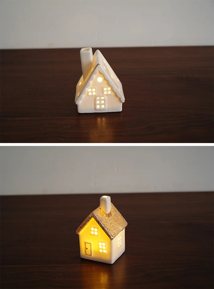 Ausgehöhlte Schreibtischlampe mit Goldrand