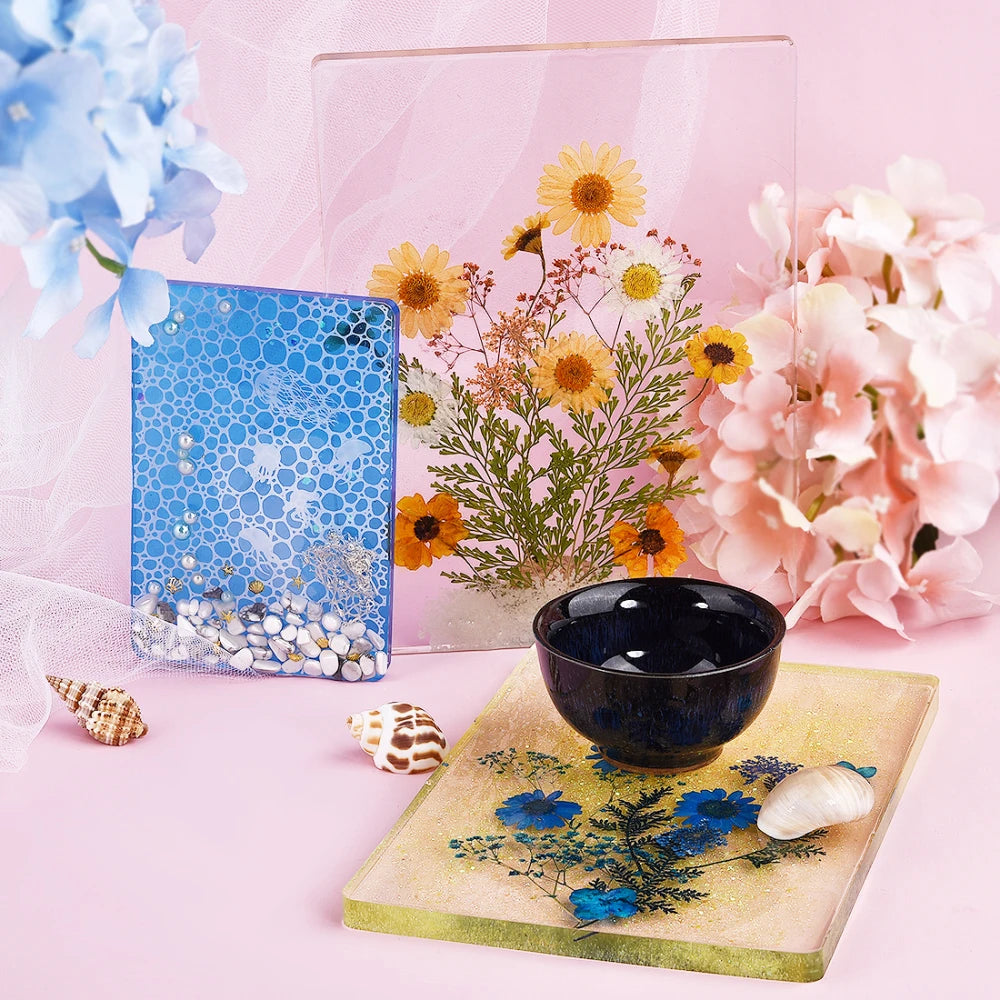 DIY Round Square Rectangle Shape Coaster Base