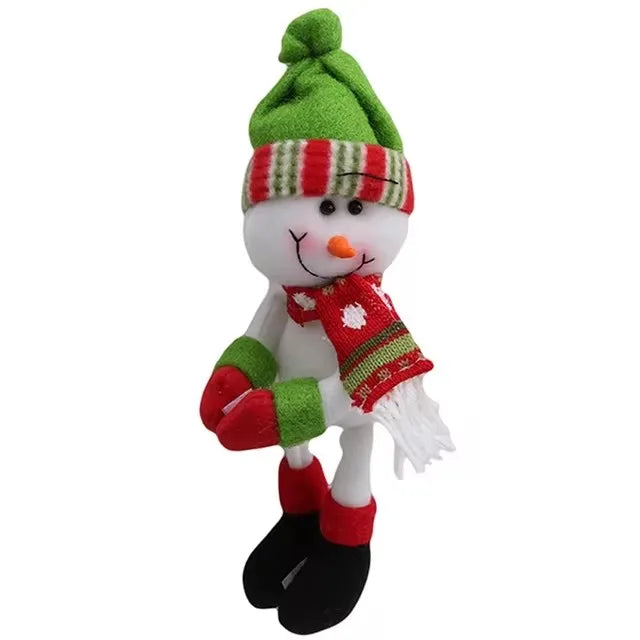 Christmas Decorations Red Wine Bottle Cover Santa Snowman Hold Wine Set Champagne Bottle Set Bar Restaurant Decoration