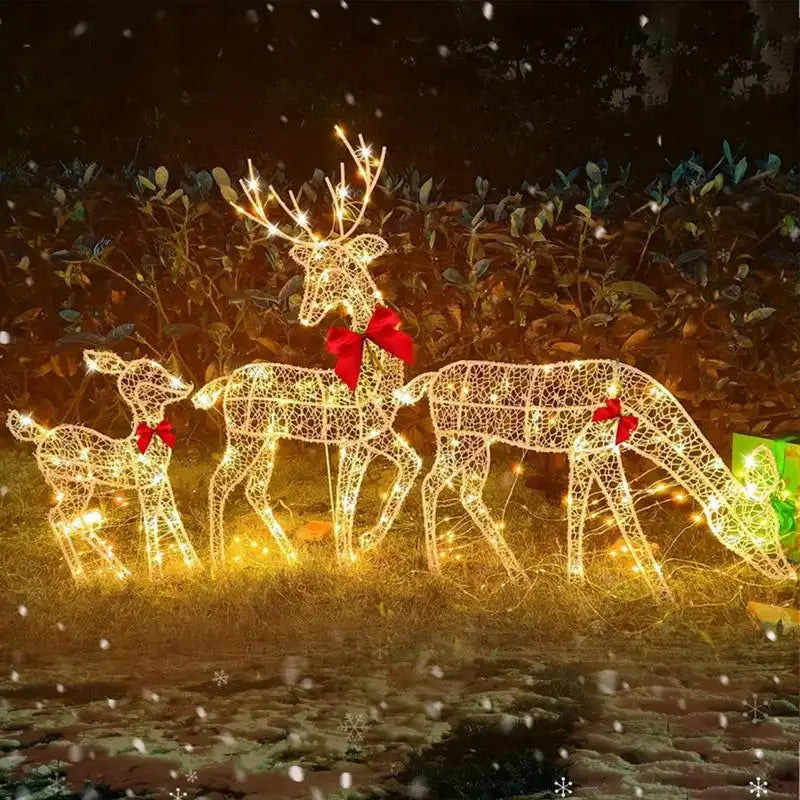 Lighted Deer Yard Outdoor