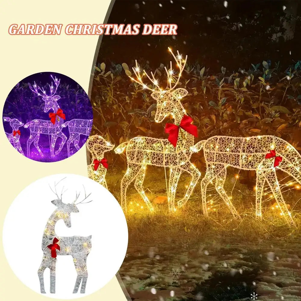 Lighted Deer Yard Outdoor