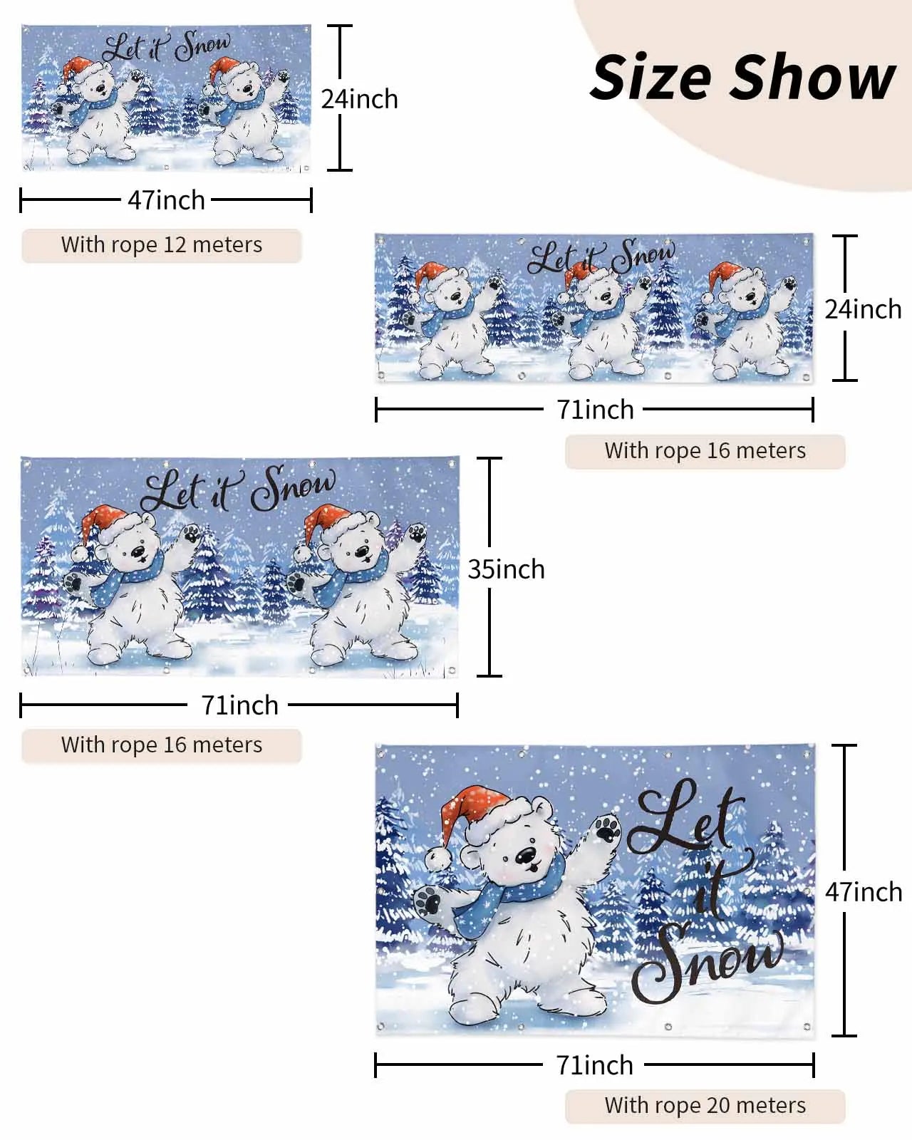 Weihnachtsschneeflocken schmücken Banner 