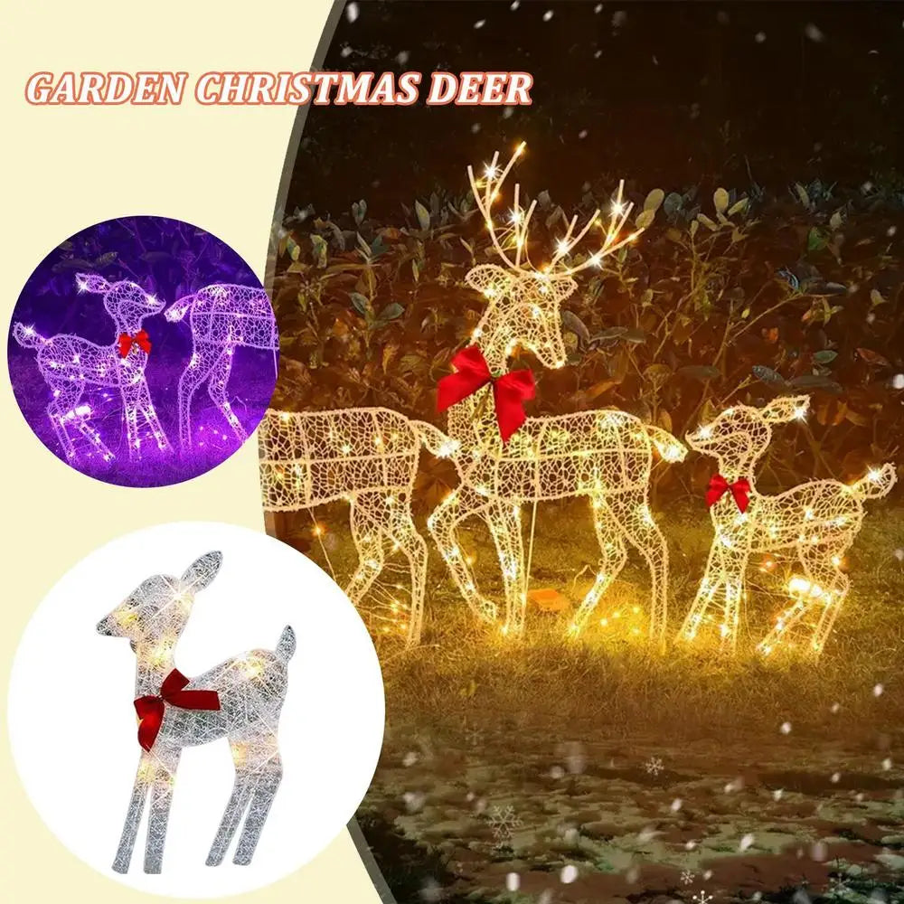 Lighted Deer Yard Outdoor