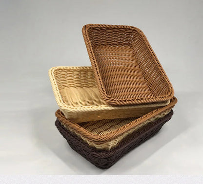 Hand Woven Imitation Attan Bread Basket