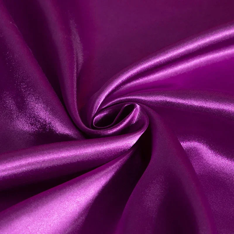 Luxury Emulation Silk Satin Fitted Sheet