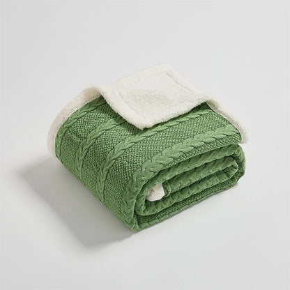 Luxury Feeling Sherpa Cotton Blankets