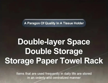 Self Adhesive Toilet Roll Paper Holder Wall Mount Bathroom Organizer Storage Stand No Punching Stainless Steel Towel Holder