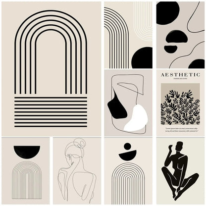 Abstrakte Matisse Wandleinwand