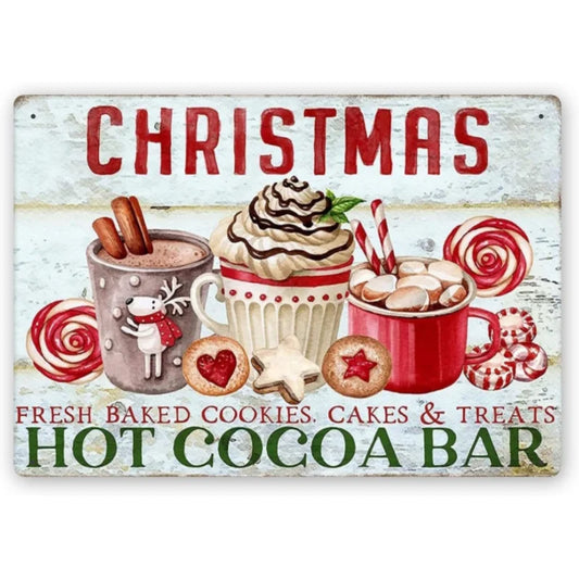 Christmas Hanging Wood Wall Sign