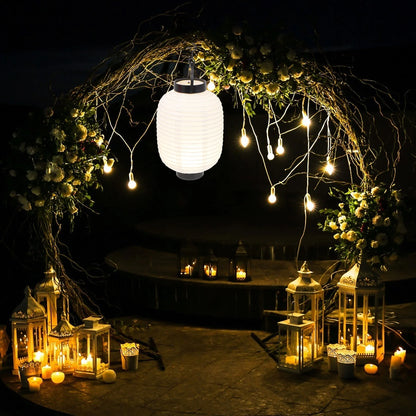 Chandelier Winter Melon Lantern Outdoor Solar Lights