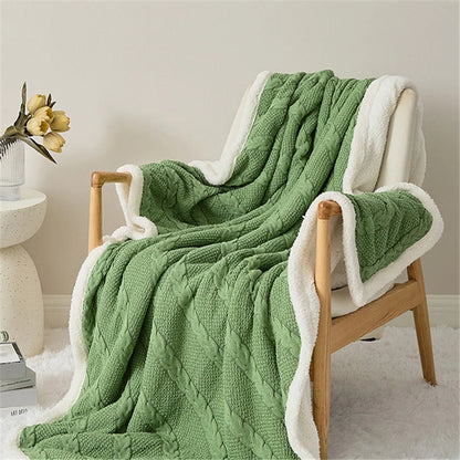 Luxury Feeling Sherpa Cotton Blankets