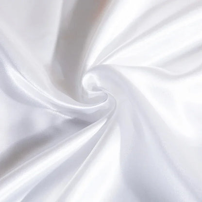 Luxury Emulation Silk Satin Fitted Sheet