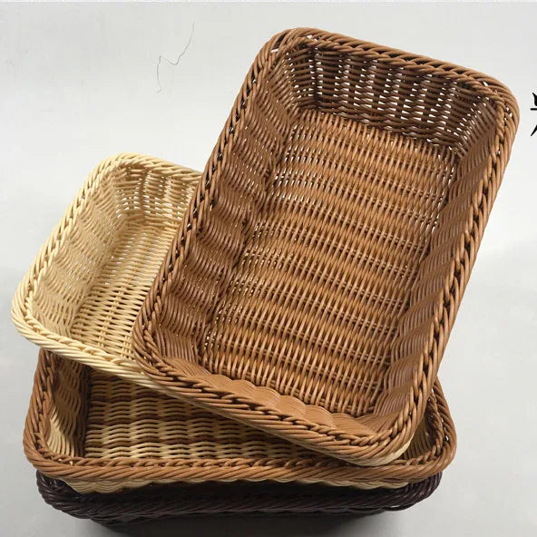 Hand Woven Imitation Attan Bread Basket