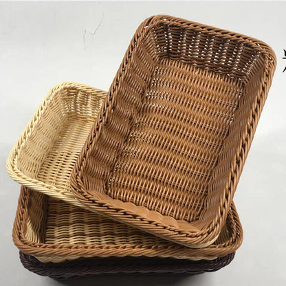 Hand Woven Imitation Attan Bread Basket