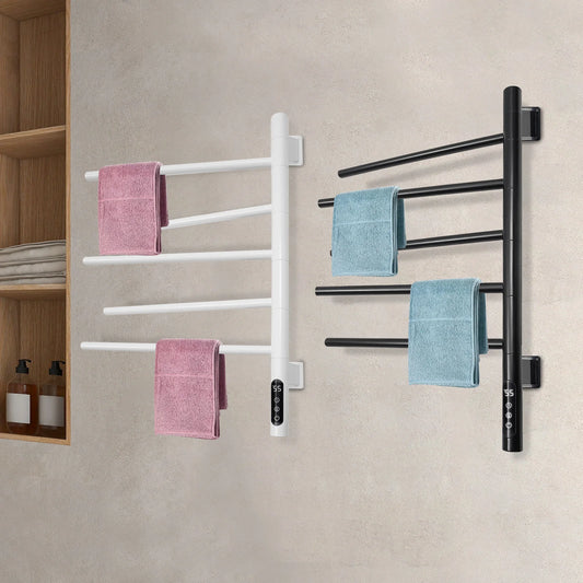 180° Rotatng Bathroom Electric Towel Rack